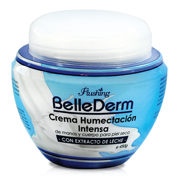 BELLE DERM-Crema  Extracto de Leche 450 g