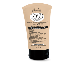 DD CREAM – Crema Facial Multifuncional Tono Medio con SPF 10. 45 g Flushing