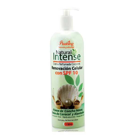 NATURAL INTENSE- Crema Corporal. Renovación Celular con SPF 10. 1 litro