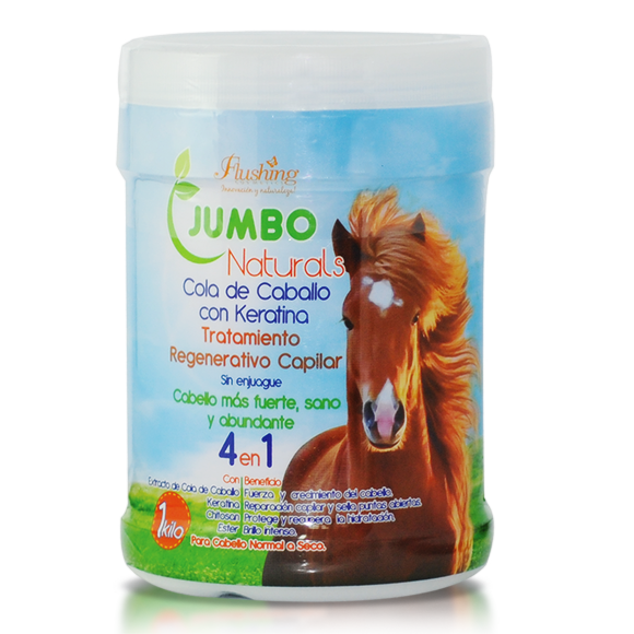 JUMBO NATURALS-Tratamiento Cabello Cola de Caballo/Keratina 1 Kilo
