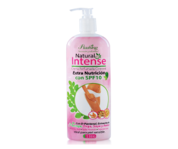 NATURAL INTENSE - Crema Corporal Extra Nutrición con SPF10. 1 Litro