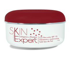SKIN EXPERT - Crema Facial Colágeno y Elastina 110 g Flushing